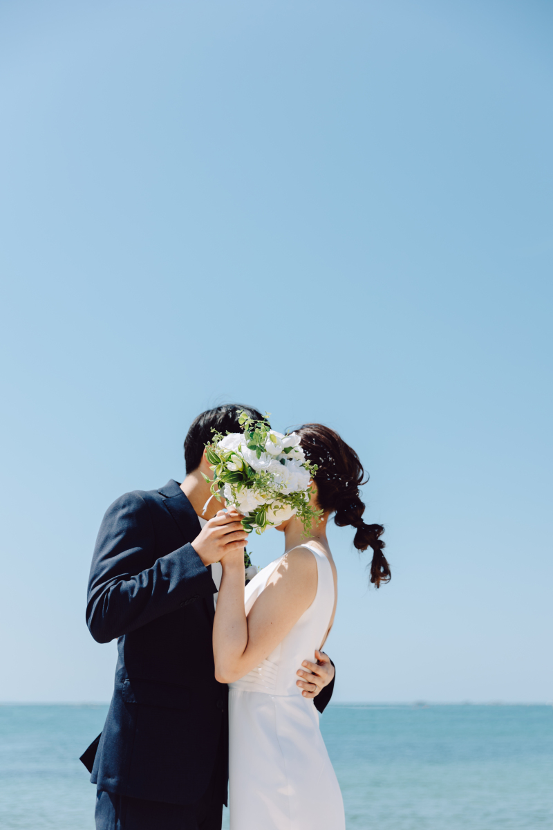 お顔隠しショット