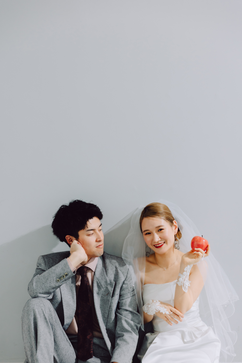 リンゴを使って