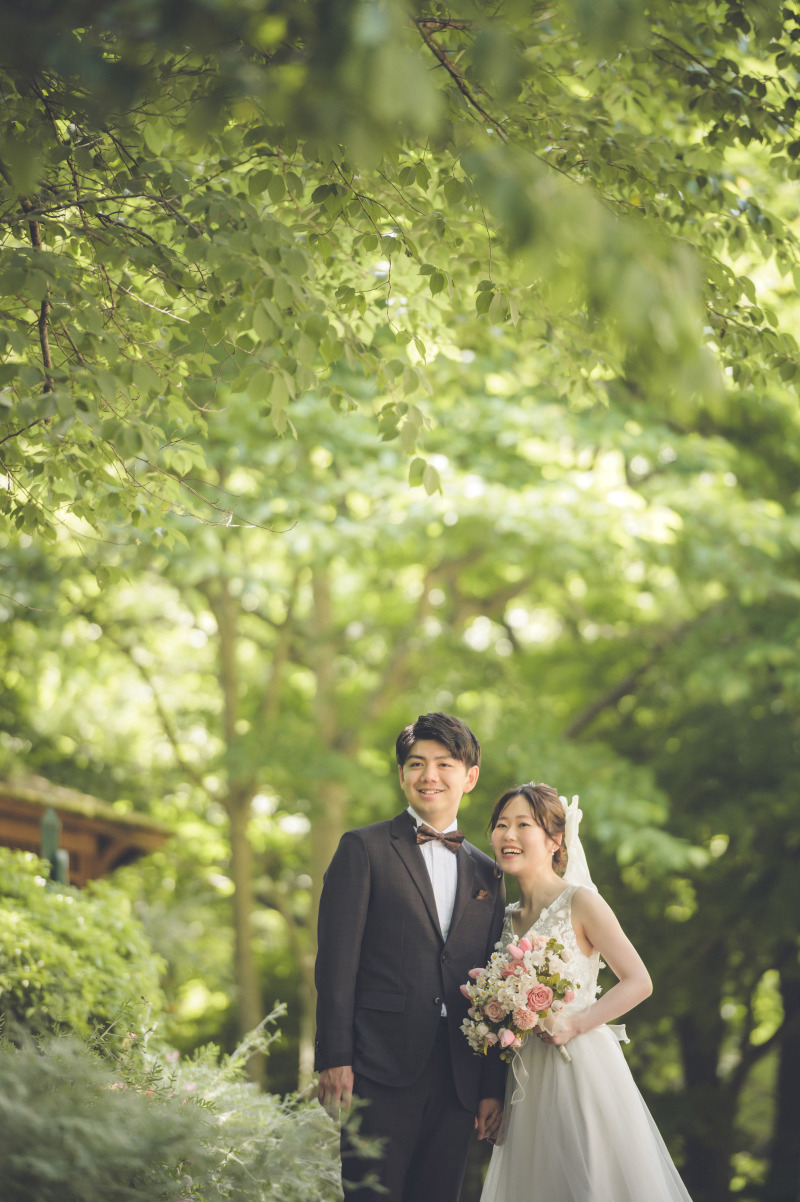 緑をふんだんに