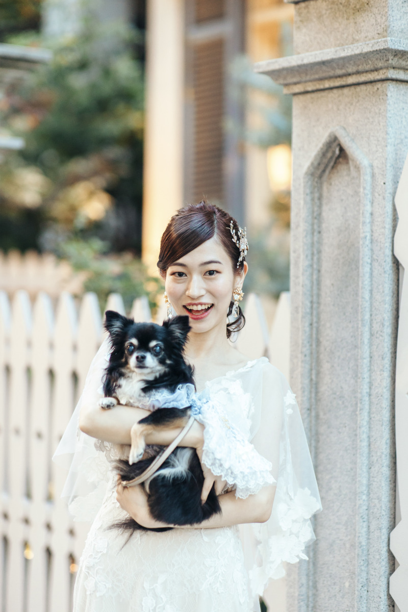 ロケ撮影ならワンちゃんとも撮影OK♡