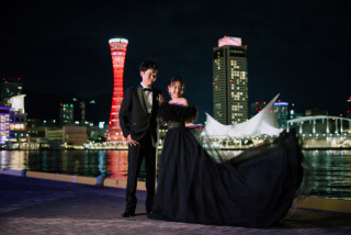 ブラックドレス×ナイトハーバー