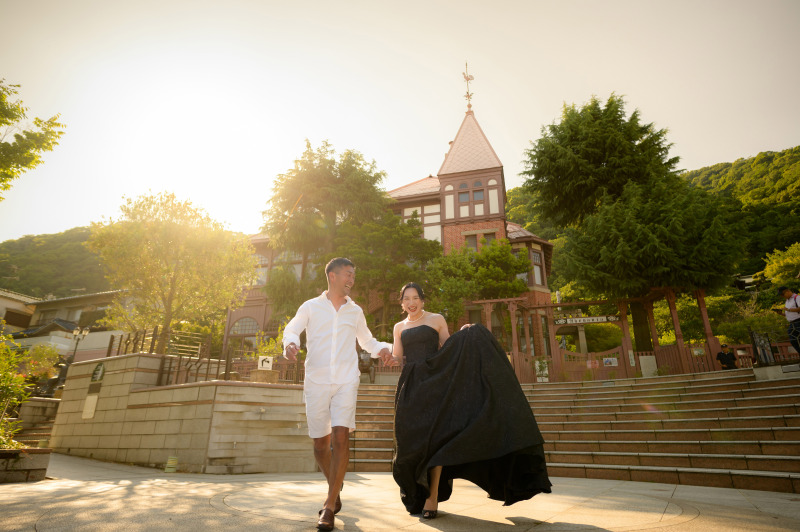 ブラックドレス@北野異人館街