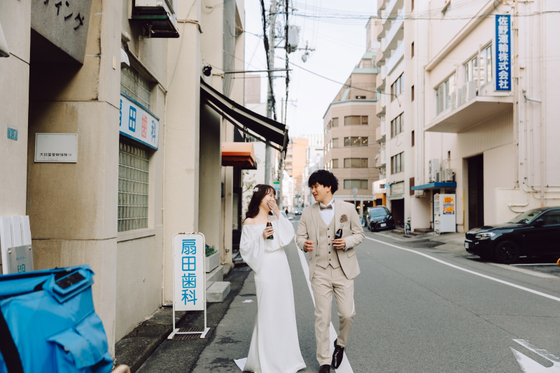 まずはサロン近くの通りで