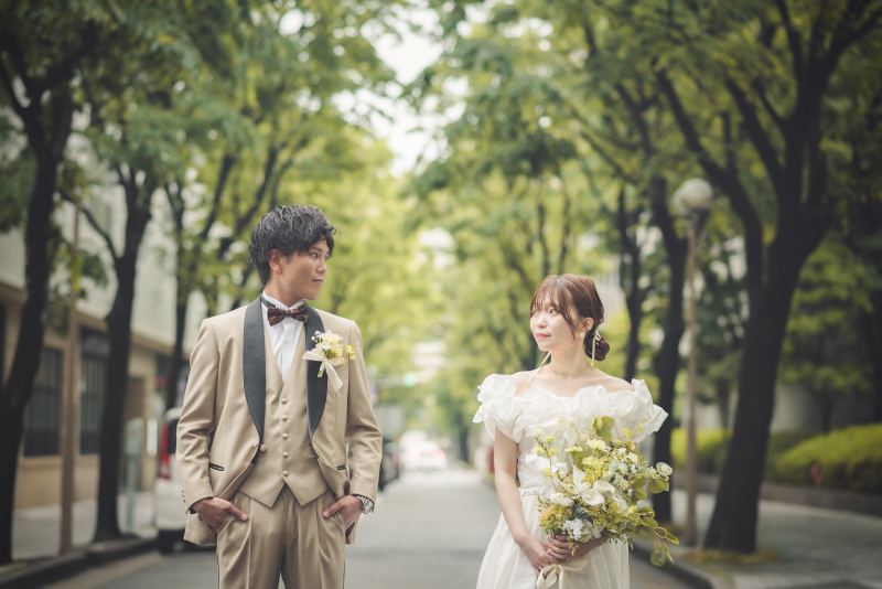 緑いっぱいの通りで！