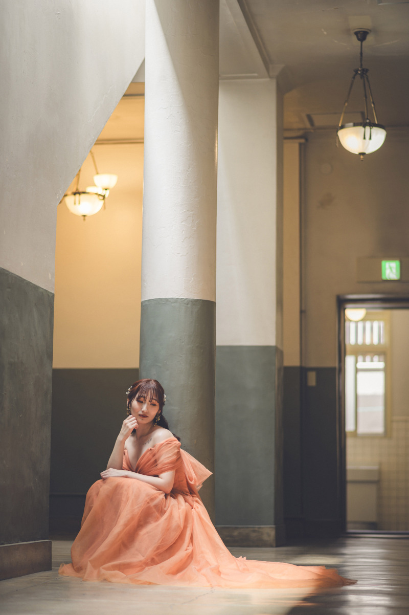 上からの光を使っての写真