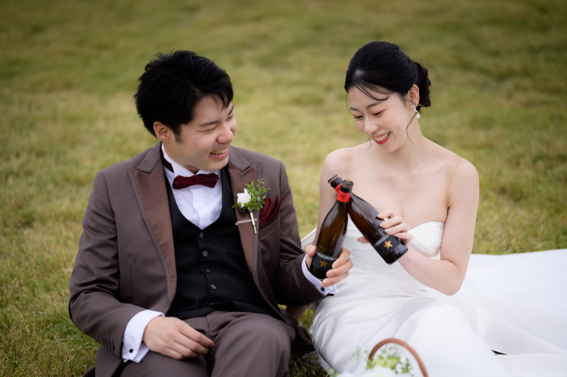 最後は乾杯で♪