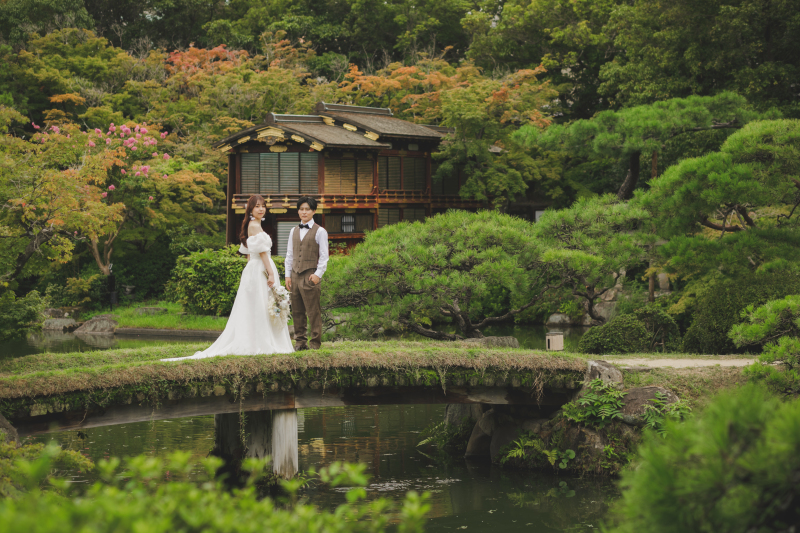 橋の上でクールに一枚