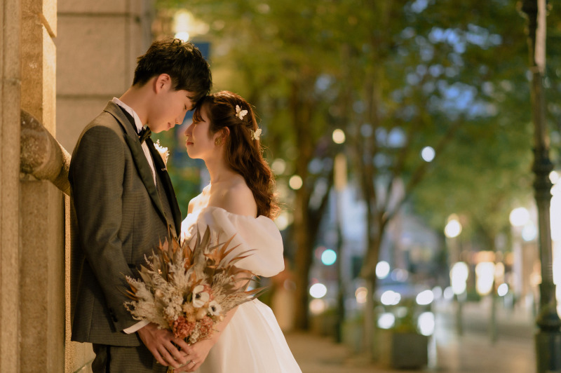 夜の旧居留地で