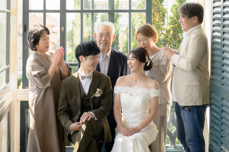 eneen wedding KOBE_家族・友人を撮影に呼べる