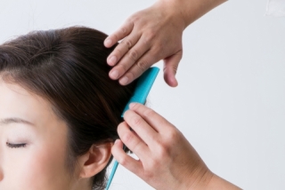 女性ヘアセット