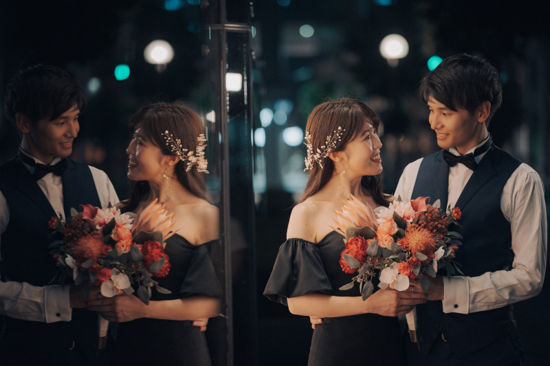 eneen wedding KOBE_夜景で撮影できる