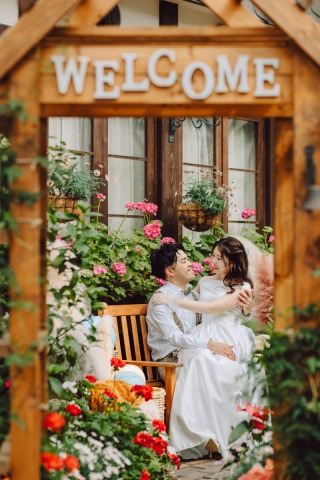 eneen wedding KOBE_【神戸布引ハーブ園】季節の草花の香りに包まれてリラックスフォト