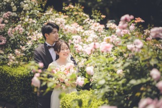 eneen wedding KOBE_【神戸布引ハーブ園】季節の草花の香りに包まれてリラックスフォト