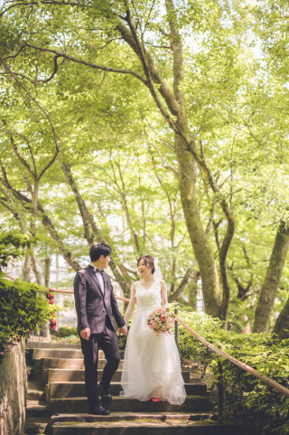 eneen wedding KOBE_【神戸布引ハーブ園】季節の草花の香りに包まれてリラックスフォト