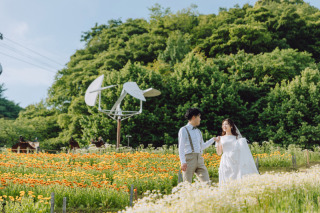 eneen wedding KOBE_【神戸布引ハーブ園】季節の草花の香りに包まれてリラックスフォト