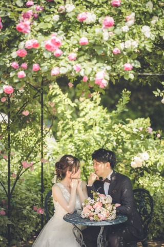 eneen wedding KOBE_【神戸布引ハーブ園】季節の草花の香りに包まれてリラックスフォト