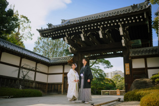 eneen wedding KOBE_【相楽園】四季折々の美景が楽しめる日本庭園で和装お洒落フォトを！