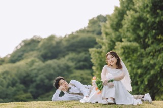 eneen wedding KOBE_【神戸布引ハーブ園】季節の草花の香りに包まれてリラックスフォト