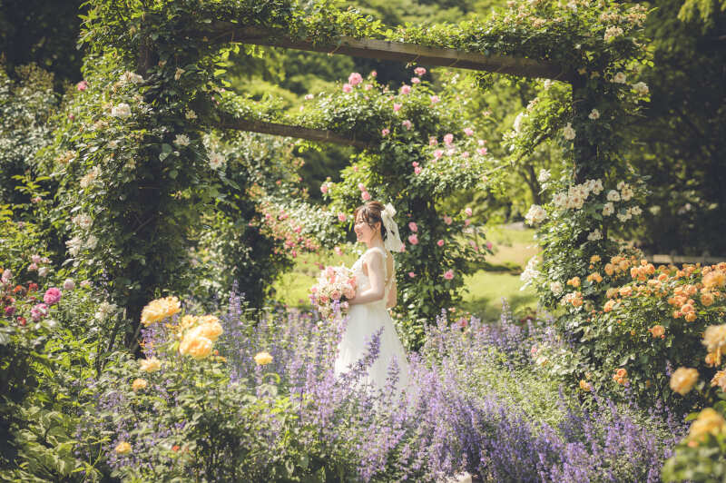 四季折々の花やハーブが咲き集うガーデンで