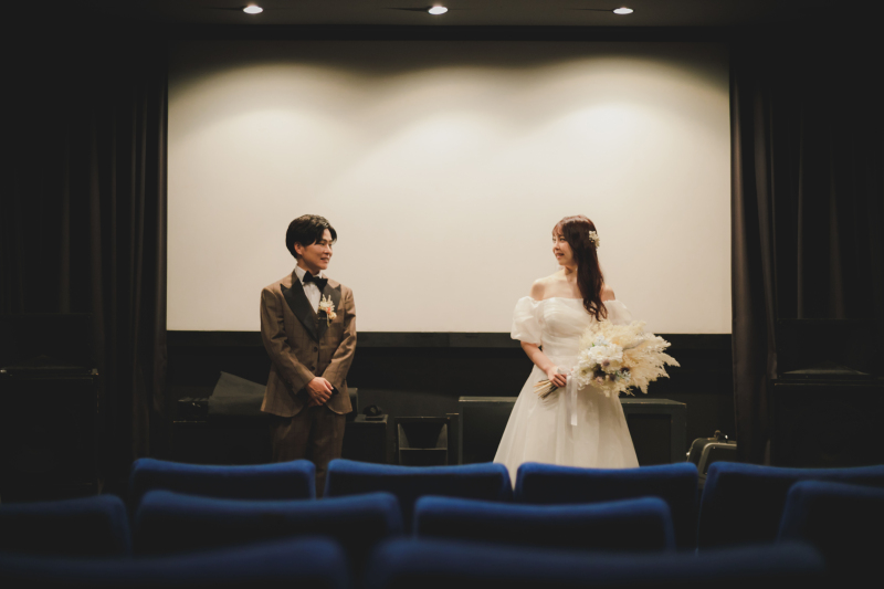 映画の中の登場人物のようにドラマチックに撮影いたします。映画好きの方にはおすすめしたいロケ地です！