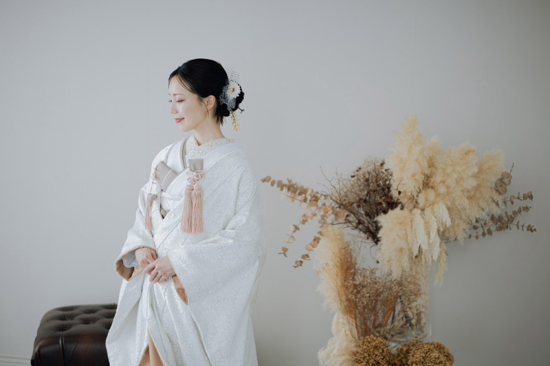 【ドレスはお持ち込み♪】和装レンタル・洋装お持ち込み!2ロケーション+スタジオ ヘアチェンジ込み♪|美肌補正付★追加料金なし♪