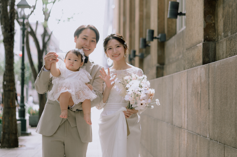 【家族・友人を撮影に呼べる】家族といっしょに♪ロケーション+スタジオ洋装1着|お子様の衣装付き!