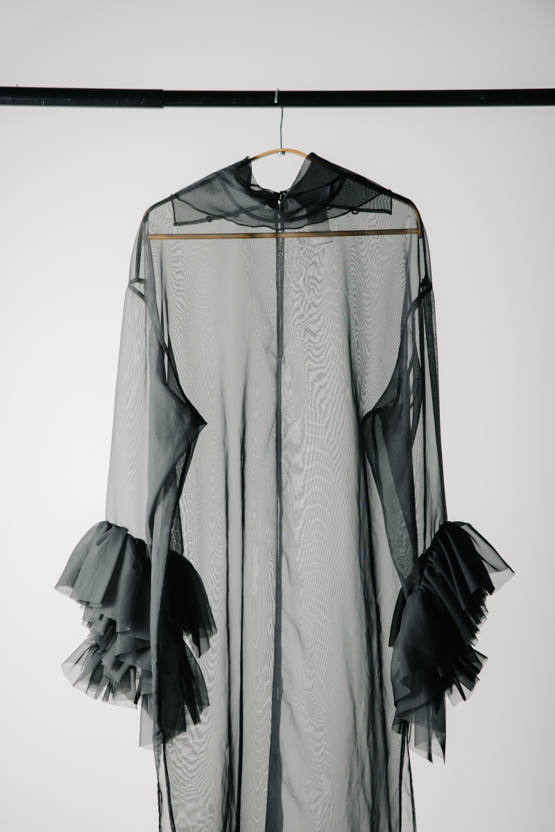 チュールガウン【black】