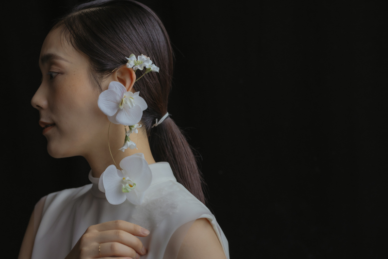 flower ear cuffs「１」