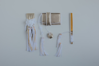 【スタジオ和装小物】５点セット（ゴールド）