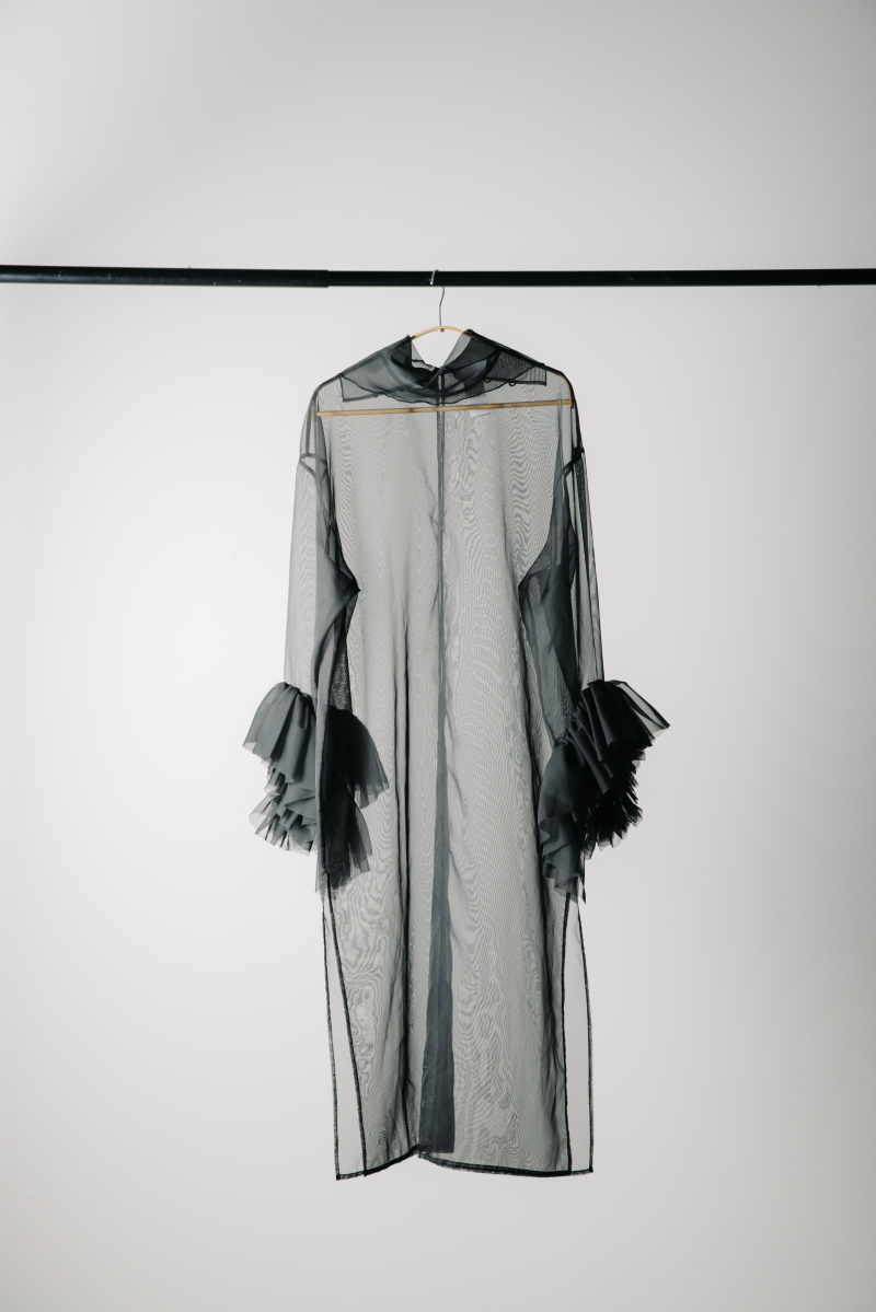 チュールガウン【black】