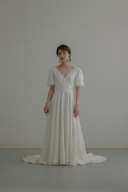 【ドレスショップレンタル】フラワーレース