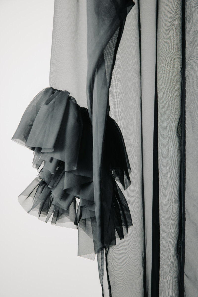 チュールガウン【black】