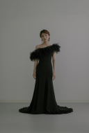 【ドレスショップレンタル】ブラックマーメイド