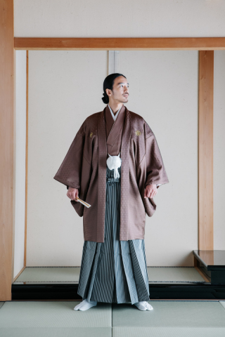 【Sui /紋付袴】ブラウン