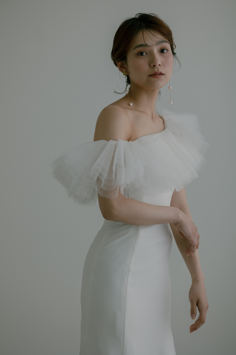 【ドレスショップレンタル】マットサテンマーメイド