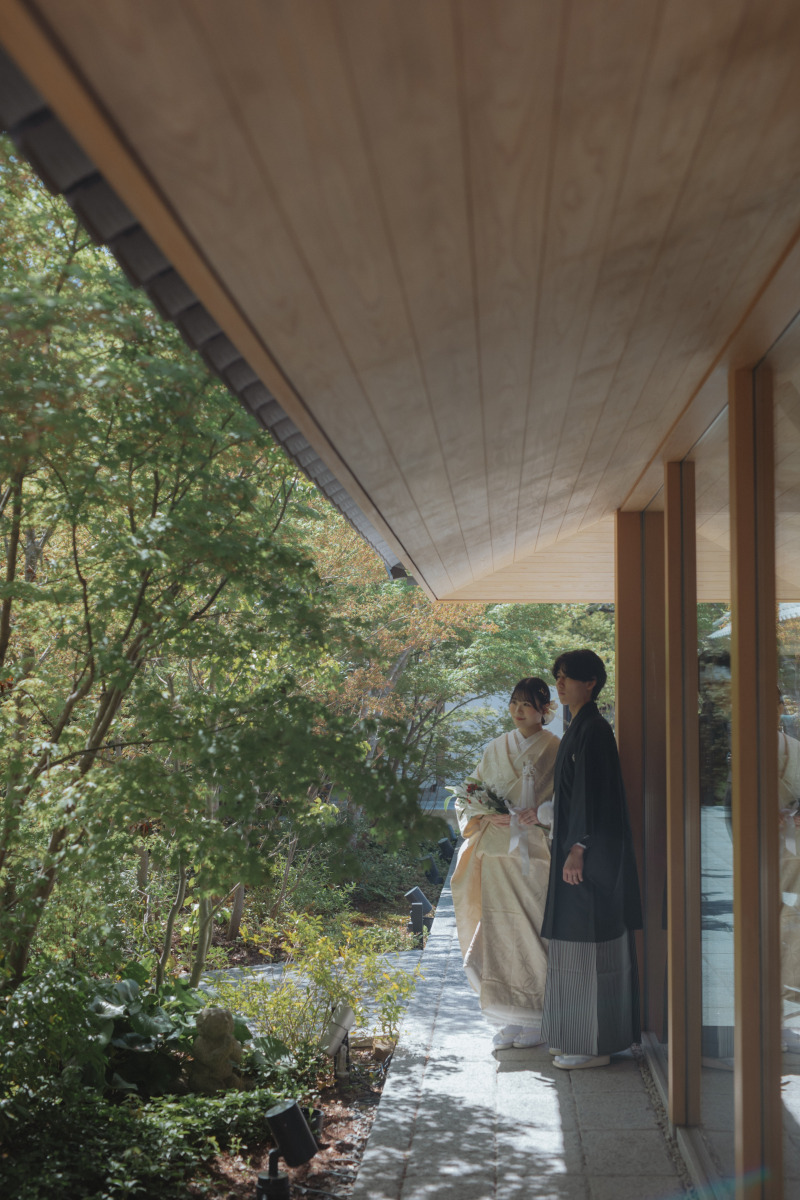 建物と一緒に