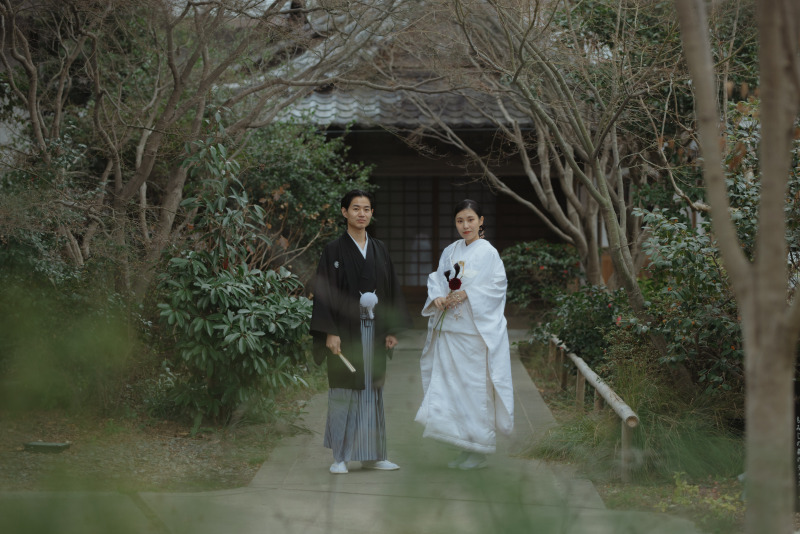 和の建物と