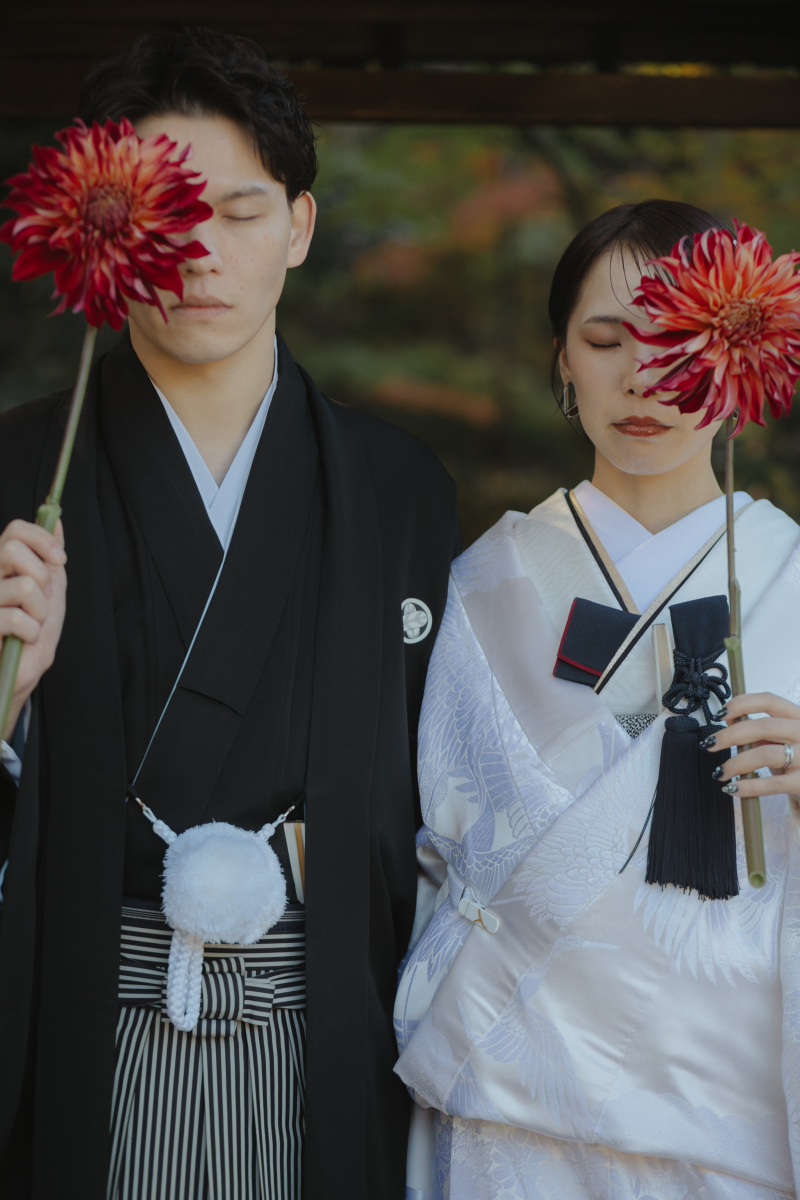 お持ち込みいただいたお花と