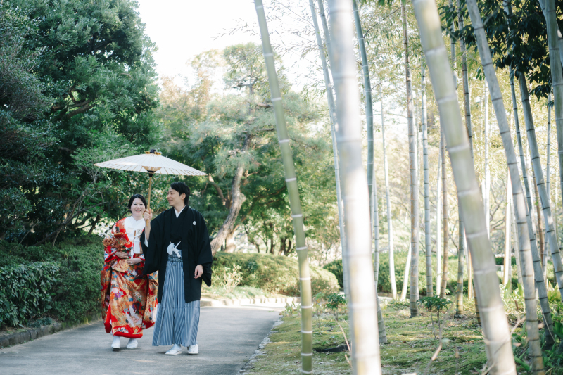 【Merak】fig.studio /丈山苑【洋装スタジオ、和装ロケーション】