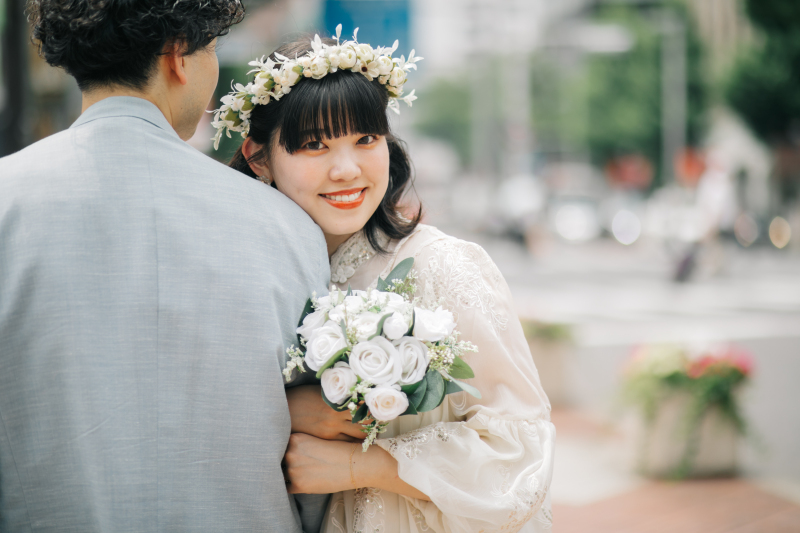 笑顔にフォーカス