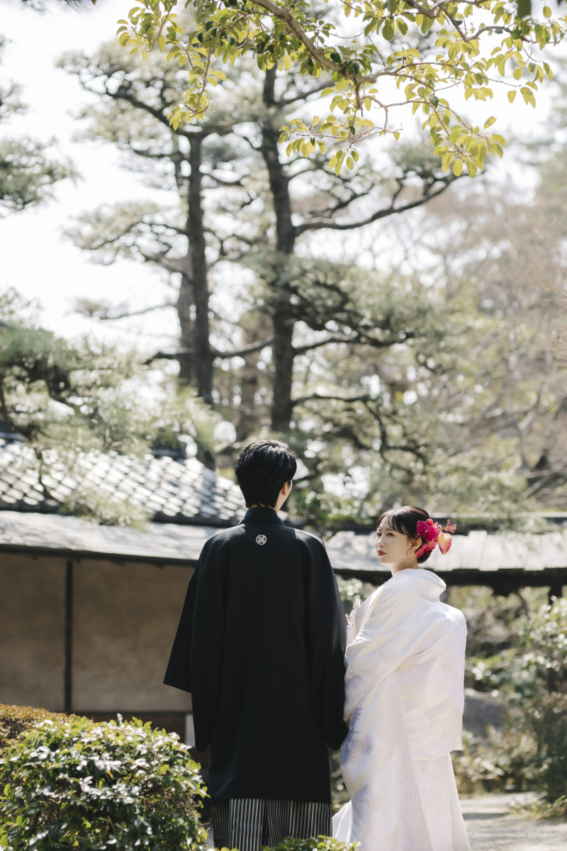 自然に振り向く一瞬を