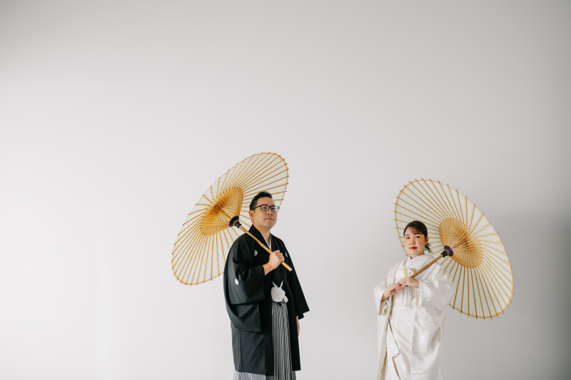 和装はスタジオで