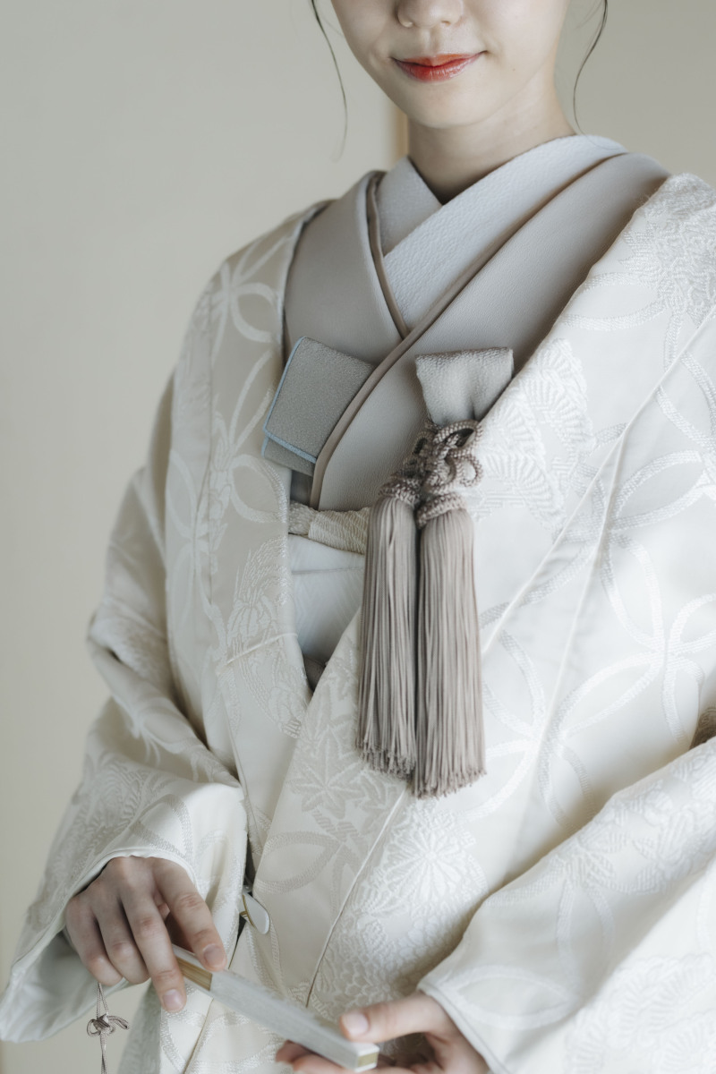 和装専門店での衣装合わせ