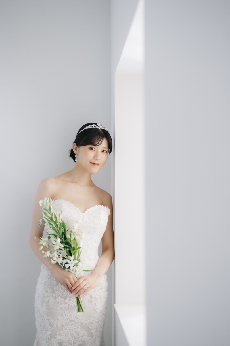 スタジオの窓で