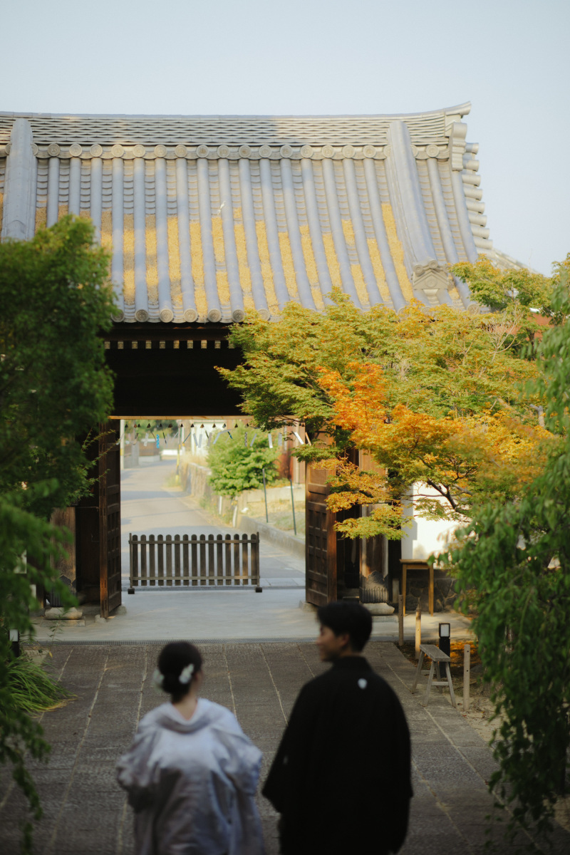 夕暮れに向かう