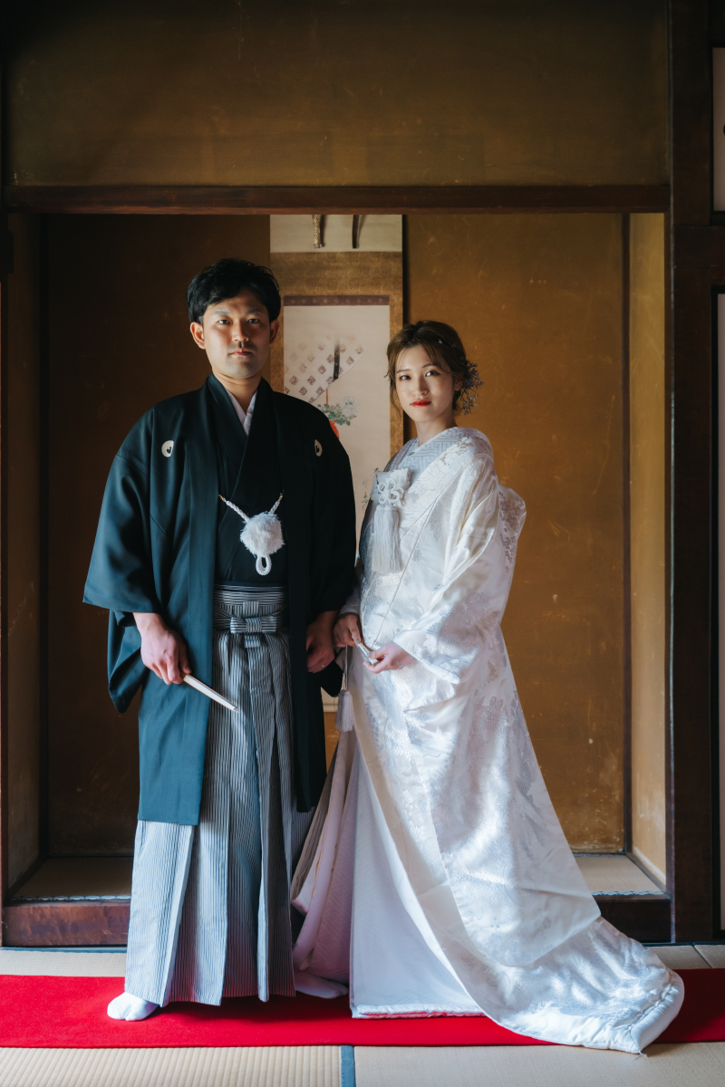 和装の撮影スタート!