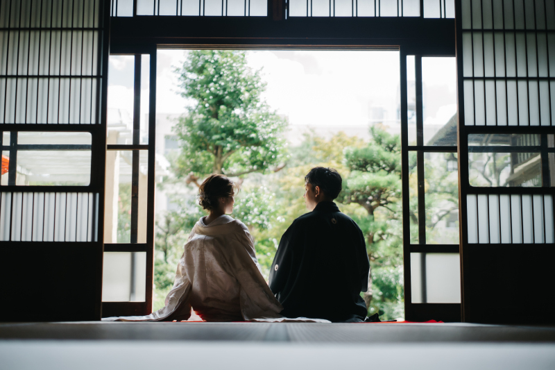 シルエット調の撮影も