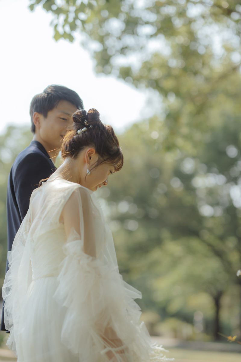 木漏れ日をふとした瞬間。