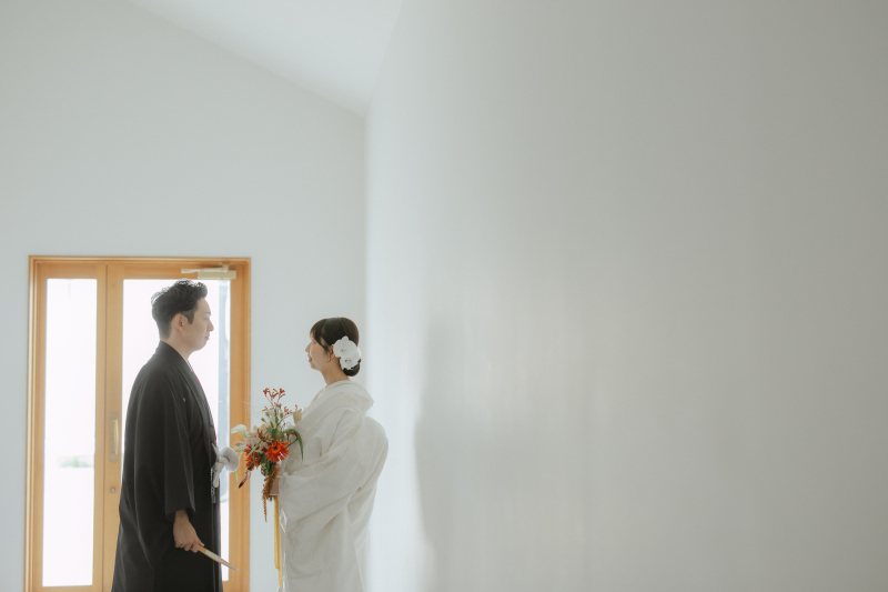 白が基調のスタジオです