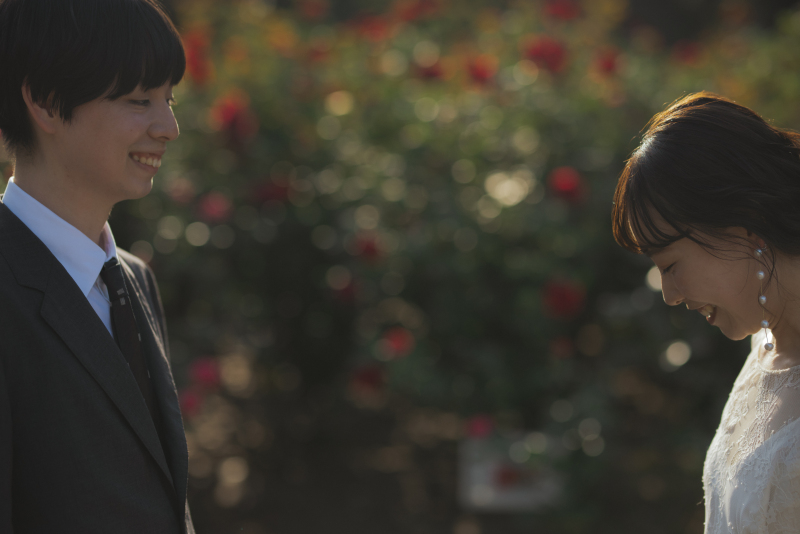 お花背景に可愛く